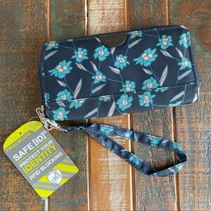Travelon RFID Blocking Zip-Around Wristlet Wallet